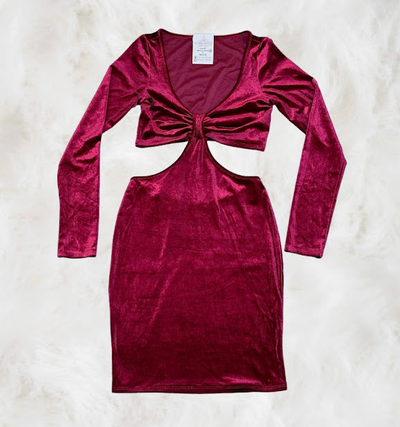 Be Mine Velvet Dress