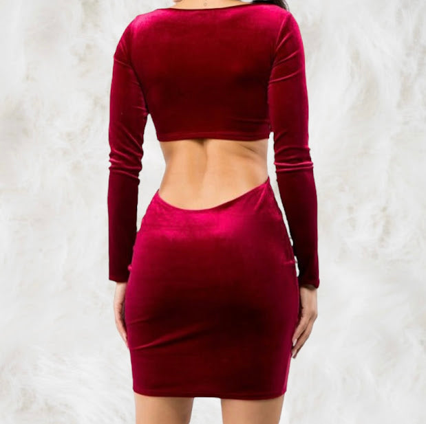 Be Mine Velvet Dress